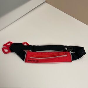 Perfect Red Running Belt Waist Fanny Pack Phone Holder Adjustable Fitness NEW